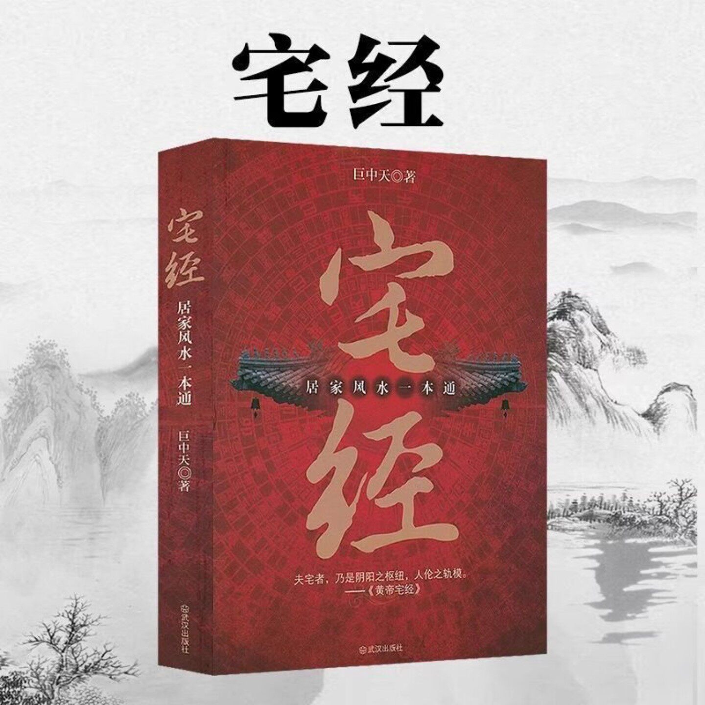 宅经书籍居家风水一本通正版书籍巨中天住宅家居风水基本知识相宅文化图解黄帝宅经全书阴阳宅大全家装家居风水学书籍武汉出版社K