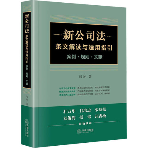 新公司法条文解读与适用指引 案例&middot;规则&middot;