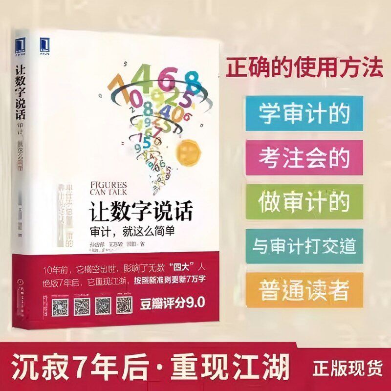 让数字说话 审计就这么简单 孙含晖等著 修订版 经济书籍审计教程 审计操作实务审计实务入门教材注会 机械工业出版社 正版书籍K