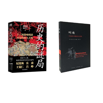 叫魂+历史的谜局 上海三联书店等 (美) 孔飞,著 著 陈兼//刘昶 译等  KC