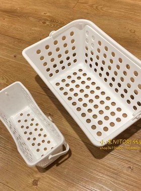 NITORI宜得利 可悬挂洗涤小物收纳篮 晾衣夹收纳小方篮 夹子收纳