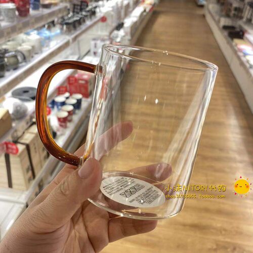 nitori尼达利透明超轻玻璃水杯