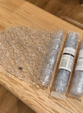 nitori宜得利透明石头洗澡浴室垫