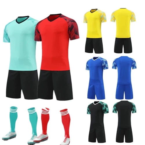 Футбольная форма, детский футбольный быстросохнущий дышащий спортивный комплект подходит для мужчин и женщин для тренировок, делается под заказ