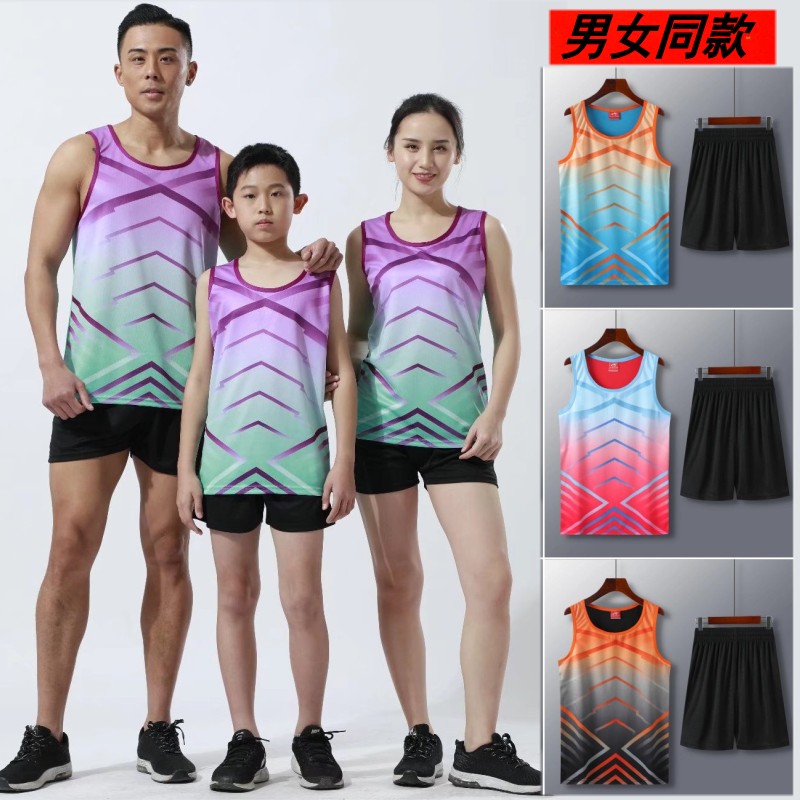 新款 男女田径服 组队 DIY定制