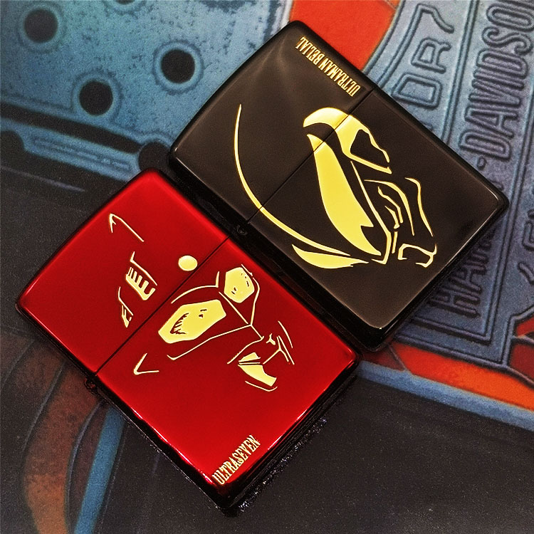 打火机zippo正版动漫绝版2020年限量收藏级烫金奥特曼送男友礼盒