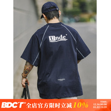 BDCT 夏季2025新款城市户外字母印花短袖男女款纯棉透气半袖T恤衫