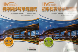 正版代购 定考神针 2019春 初中同步导学与测试 数学 八年级下册 浙江教育出版社 8年级数学下册 赠送过关检测试卷 赠送参考答案
