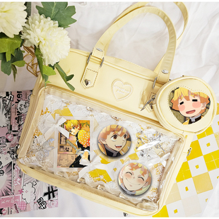 我妻善逸吧唧痛包周边谷子单肩包斜挎包托特包可定制高颜值大食量