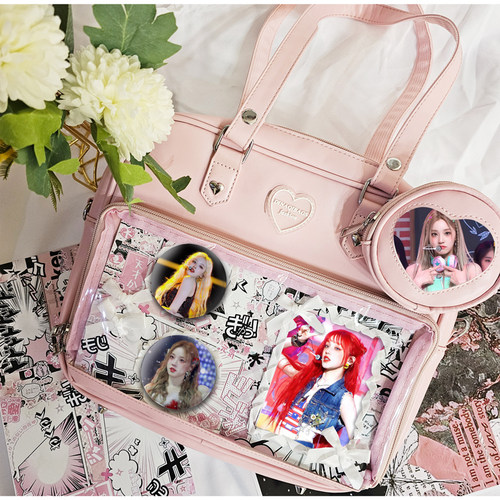 宋雨琦痛包徽章吧唧单肩包手提包卡片照片包托特包大容量通勤应援