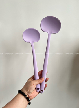食品级硅胶炒菜铲子 紫色硅胶铲 可爱炒铲耐高温