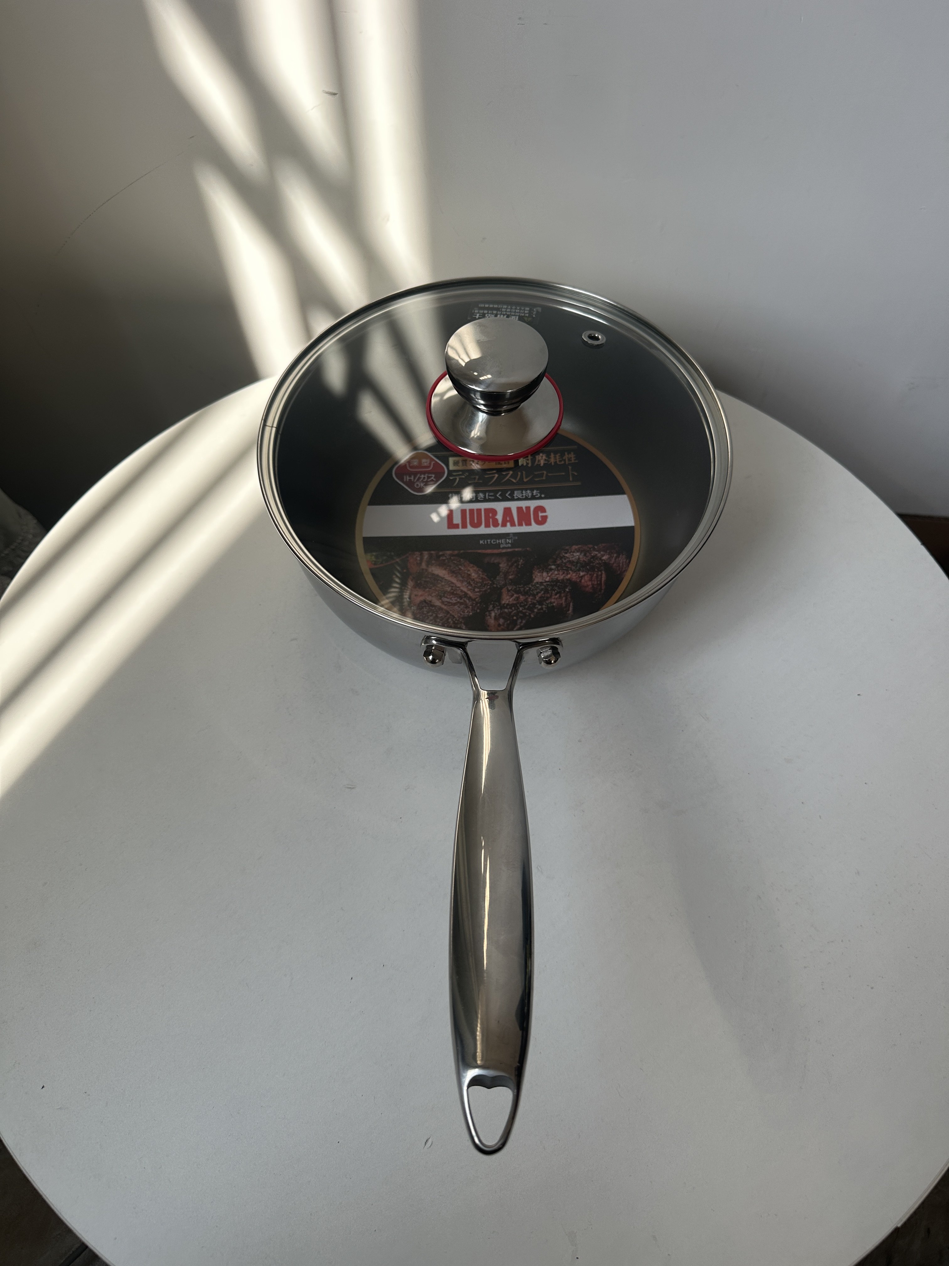 出口单！18/10不锈钢不粘锅平底炒锅煎锅雪平锅煮面锅不粘小炒锅