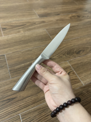 一体不锈钢水果刀家用瓜果刀厨房刨皮小刀全钢无缝果皮刀开刃锋利