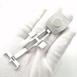 代用法兰克穆勒V45满天星镶钻表扣法穆兰游艇V41表带蝴蝶钻扣20mm