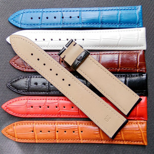 代用法兰克穆勒酒桶型真皮表带男女款法穆兰皮带14 16 18 20 22mm