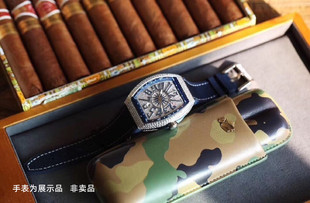 代用法穆兰V45满天星尼龙编织帆布表带法兰克穆勒钻针扣胶带28mm