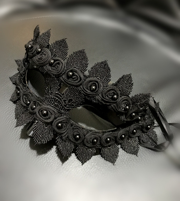 简单简约黑色 意大利威尼斯 假面派对舞会面罩面具男女款通用公主