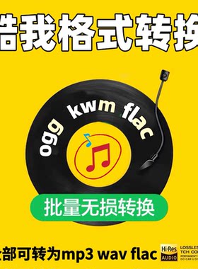 酷我音乐kwm转mp3  ogg flac音频格式转换器 音频格式转换软件