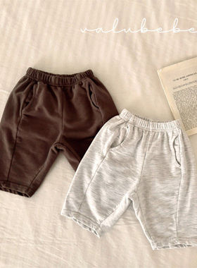 valu舒适运动裤！筱筱QZ~韩国童装代购26春款婴幼儿小童百搭长裤