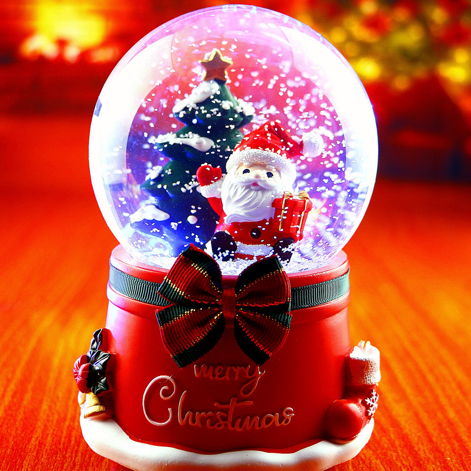 CREATIVE CHRISTMAS CRYSTAL BALL MUSIC BOX MUSIC BOX AUTOMATIC SNOW BIRTHDAY GIFT GIRLS FRIENDS GIRLS CHILDREN
