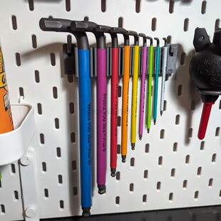 适用于wera维拉内六角螺丝刀五金工具置物架洞洞板配件挂钩支架子