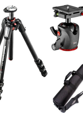 曼富图新055系列MT055CXPRO4+MHXPRO-BHQ2碳纤维三脚架球型云台套装