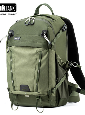 创意坦克thinkTANK创意坦克专业户外大容量双肩摄影包BackLight 357 绿（18L）