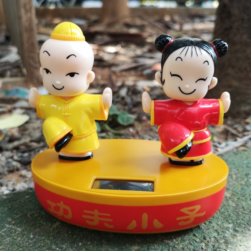 双人跳舞摇头可爱摆件