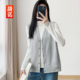 裁诺马甲女春秋纽扣国风马夹纯棉叠穿上衣宽松坎肩无袖 背心外套