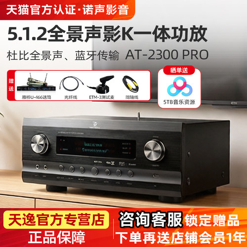 天逸2300PRO全景声影院K歌功放