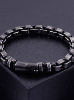 铸造手链Kalen钛钢复古