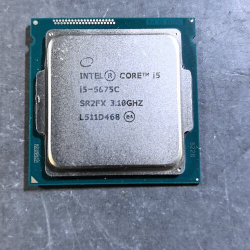 议价I5-5675C台式机CPU实物如图测试非偏远可维修