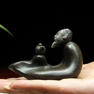 宜兴紫砂茶宠雕塑摆件创意可养纯手工正品紫砂礼物茶圣品茗