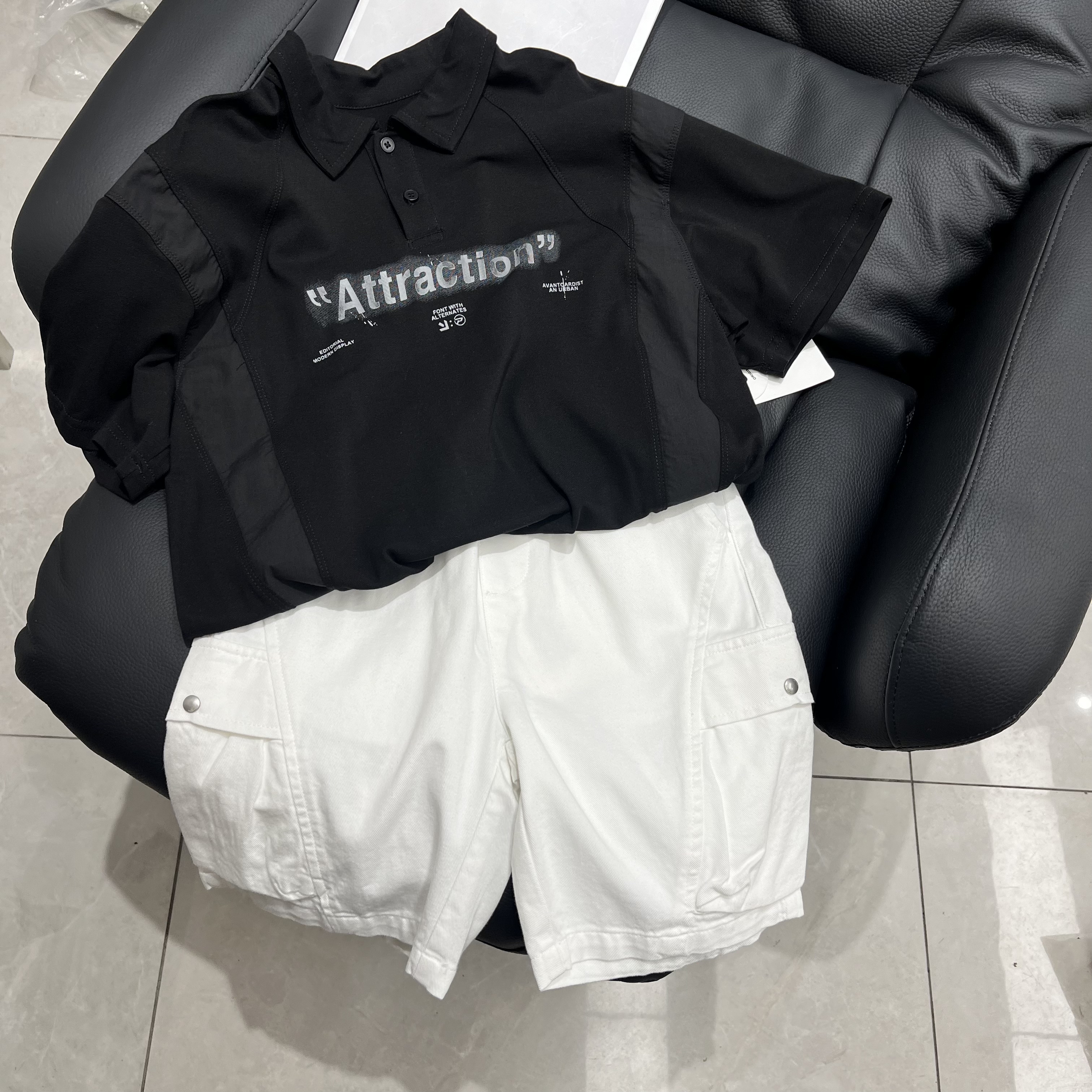 实体店品质男孩中大儿童装夏季韩版休闲运动嘻哈潮牌短袖POLO衫