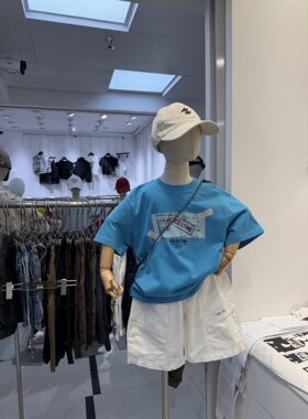 Ec尔菲梵潮牌EFF实体店品质男孩中大小童装宝宝夏装韩版短袖T恤酷