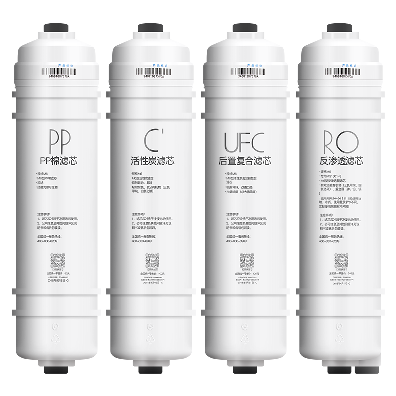 适用美的净水器M6过滤芯MRC1589C MRC1695A-75G MRC1795A-75G M75