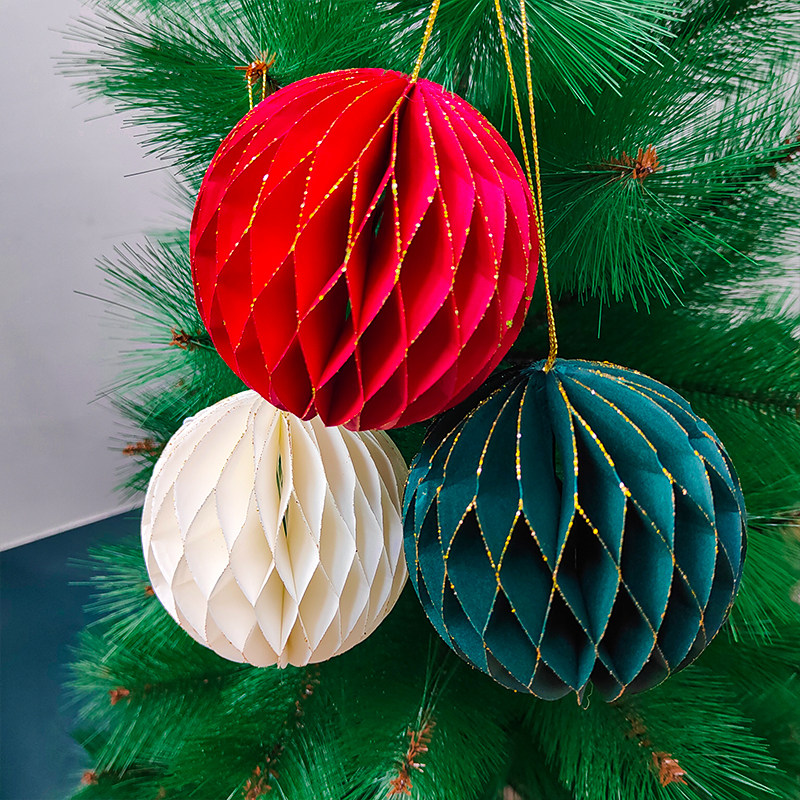 圣诞节创意新年装饰金粉厚纸蜂窝球套装挂饰圣诞树幼儿园店面布置,节庆用品/礼品,装扮布置套餐,淘宝优惠券,粉丝福利购,淘宝优惠卷