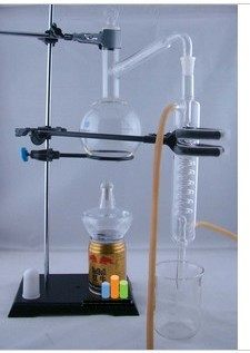 1801蛇形蒸馏器花水蒸馏装置咖啡提纯250 500 1000M