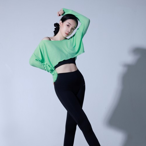 通勤纪小白原创肚皮舞练功服春装