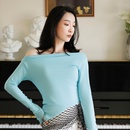 纪小白原创莫代尔不规则秋冬上衣通勤肚皮舞东方舞日常单品显瘦