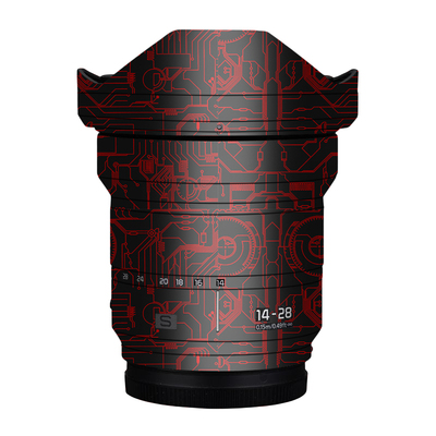 漫步驴适用于松下14 28 F4-5.6镜头保护贴膜贴纸1428改色膜贴皮膜