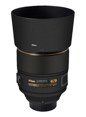 漫步驴适用于尼康AF-S105F1.4ED镜头全包磨砂贴膜Nikonafs贴纸3M