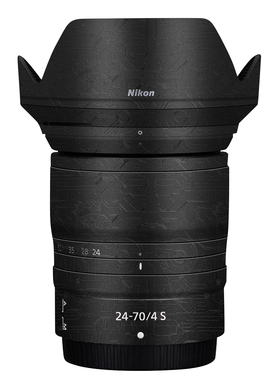 漫步驴适用于尼康Z24-70F4S保护贴膜贴2470F4全包碳纤维贴纸包邮