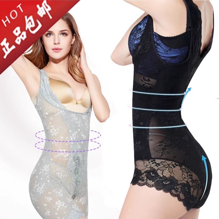 产后收腹托胸提臀美体连体塑身衣春夏薄款透气女士内裤套装收副乳