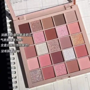 彩妆盘色幸运珠光盘眼影盘防水橘棕25哑光魔方卡佩尔大地色