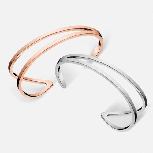 摩登兄弟刘宇宁情侣双线钛钢手镯