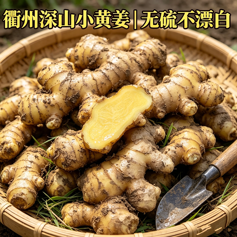 浙江衢州新鲜小黄姜包邮