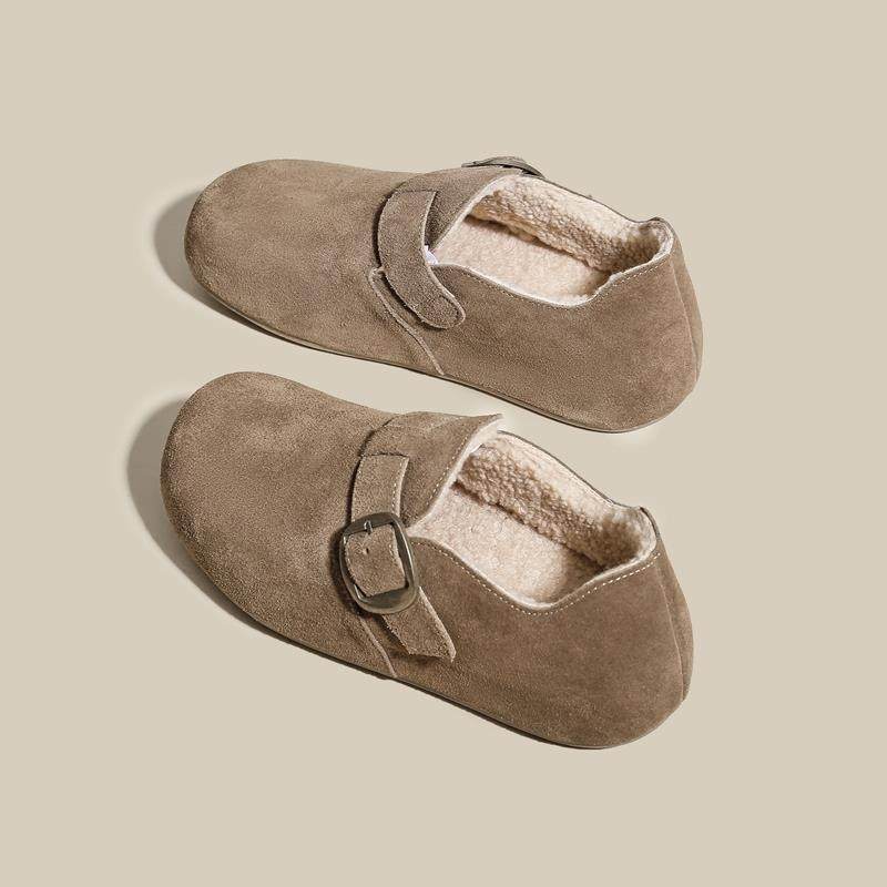 全包勃肯鞋女加绒2025秋冬季新款复古一脚蹬厚底保暖羊羔毛毛棉鞋,女鞋,深口单鞋,淘宝优惠券,粉丝福利购,淘宝优惠卷