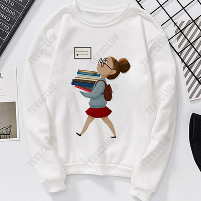 Melanin Student Printed Pullover Hoodie 秋冬保暖黑女孩卫衣