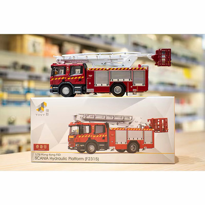 TINY1/76香港消防合金车模